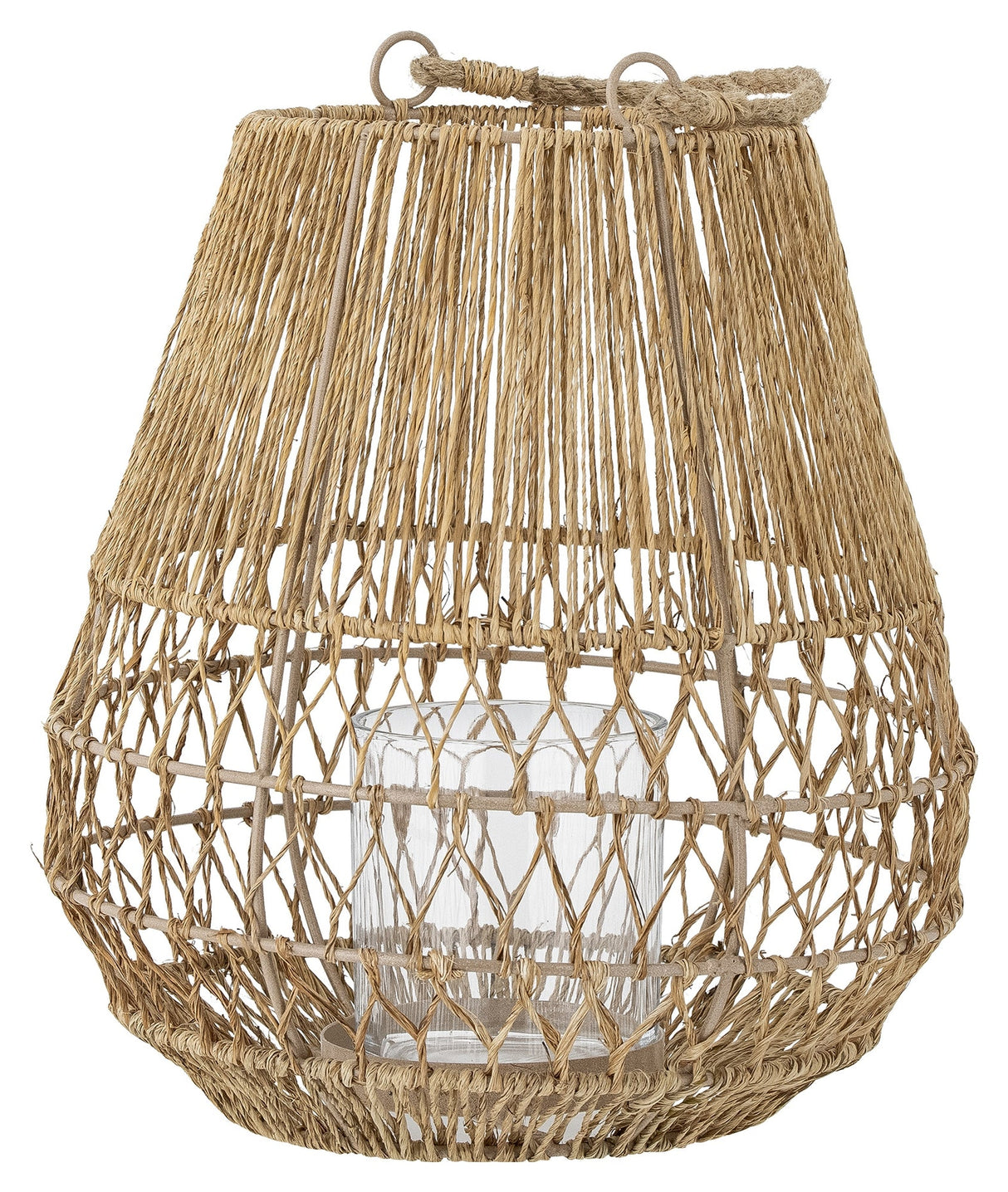 Bloomingville Ramona Lantern w/Glass, Nature