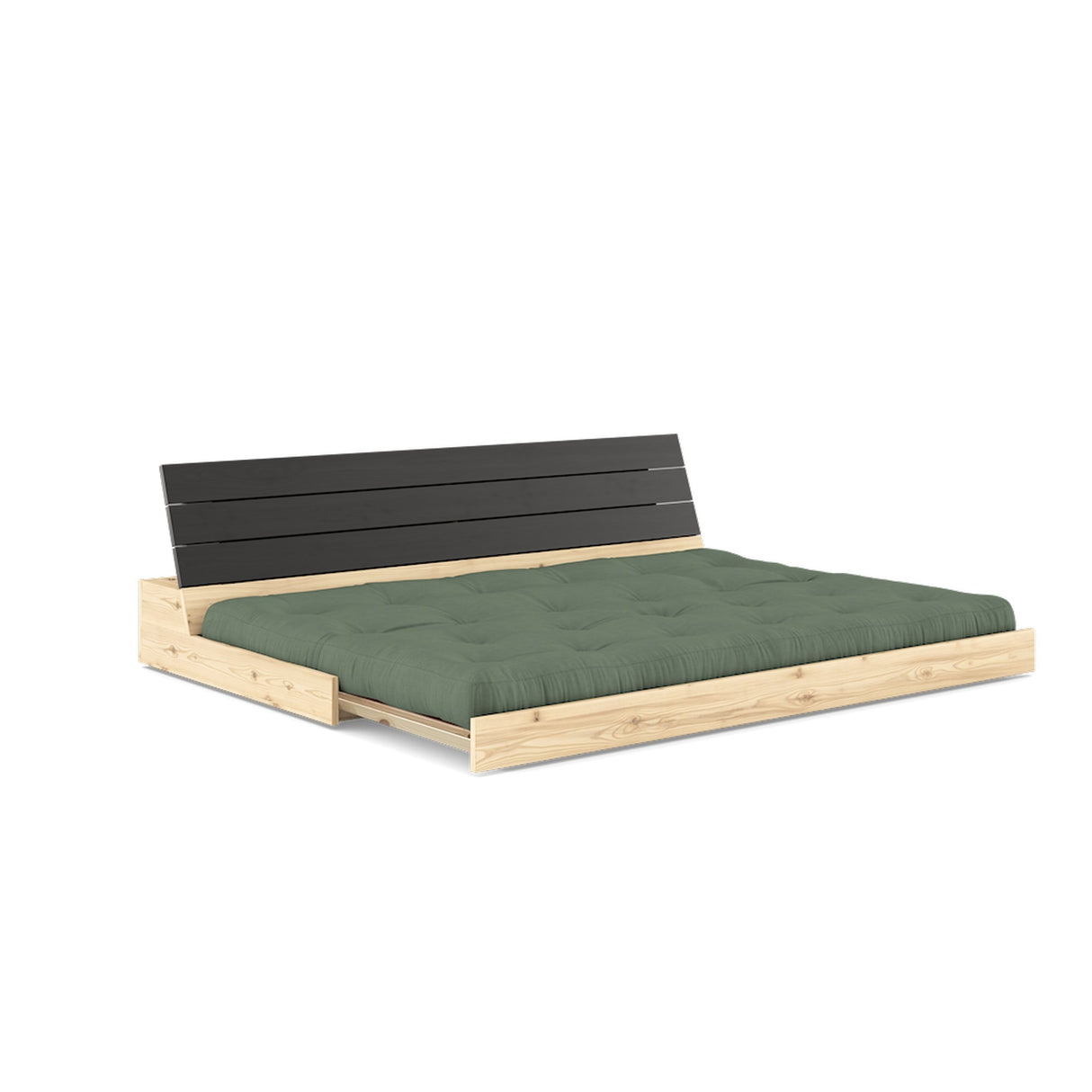 Base Sofa bed, Olive Green/black