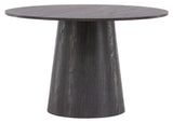 Lanzo Dining Table, Ø120, Black