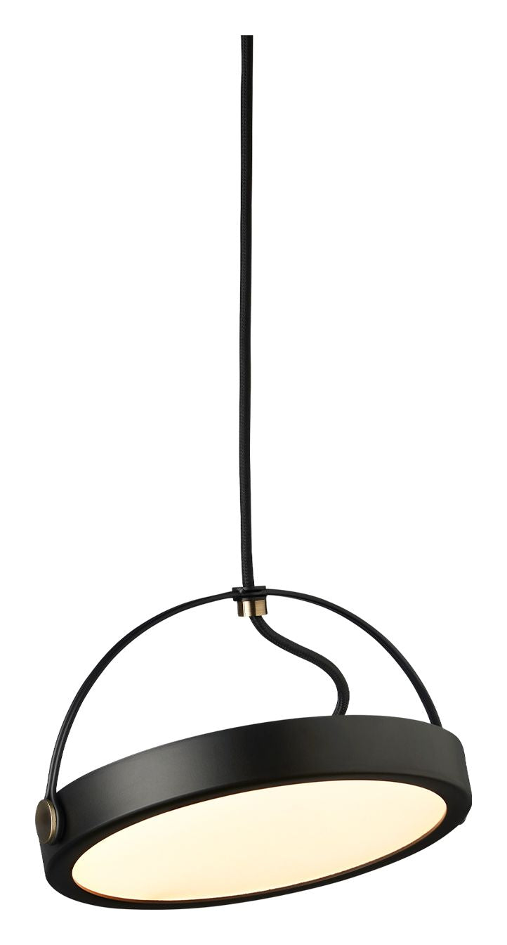 Halo Design Pivot Pendant, Ø20, Black/Antique