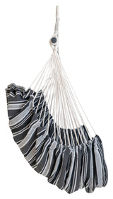 Lamia, Hanging chair, black/gray/white