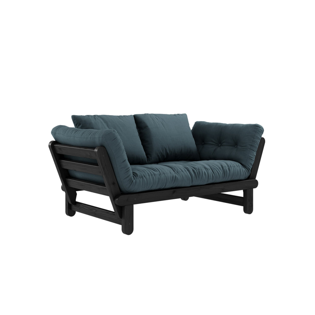 Beat, sofa bed, petrol blue/black