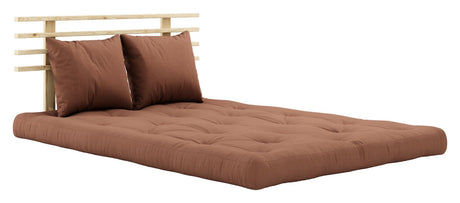 Shin Sano Futon Sofa, Pine/Brown