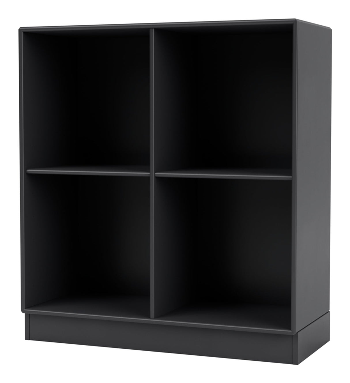 SHOW Bookshelf with base H7 cm, Anthracite