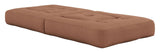 Cube Futon, clay brown