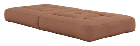 Cube Futon, clay brown