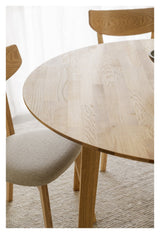 Filippa, dining table Ø120 - oak