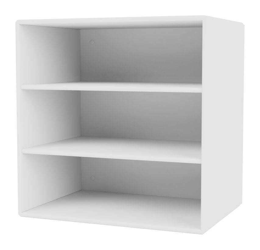 Mini 1004 Shelving module with horizontal shelves, New White