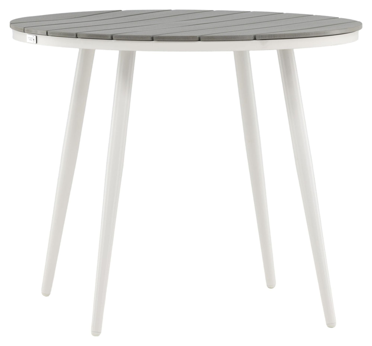 Break Garden Table Ø90 - Gray/White