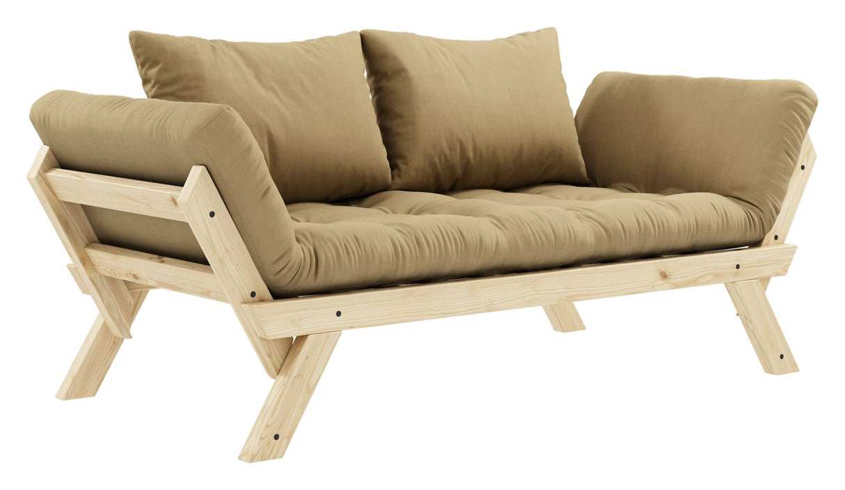 Bebop Sofa bed, Pine/Beige