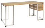 Outline Desk, Oiled Oak and Stainless Steel