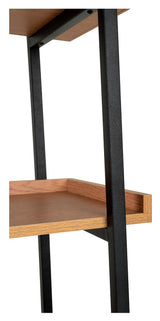 Sakai, Shelf 185cm, oak/black,