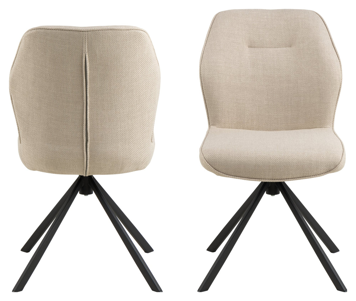 Aura, dining chair - light beige