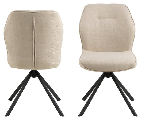 Aura, dining chair - light beige