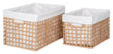 Bustelo, Basket set of 2, nature