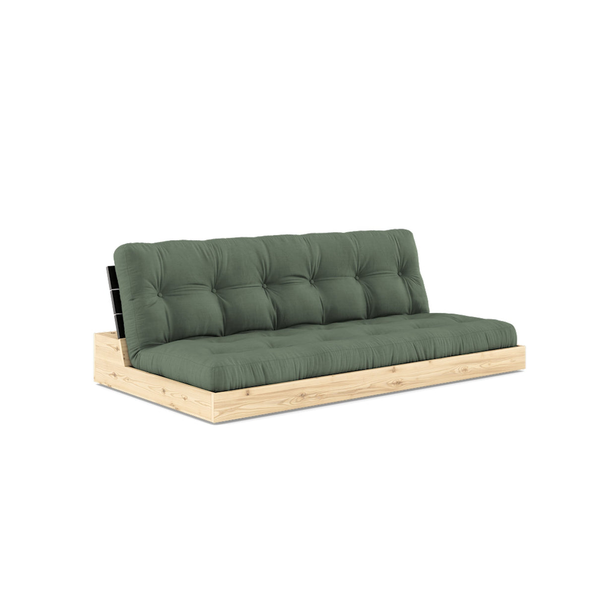 Base Sofa bed, Olive Green/black