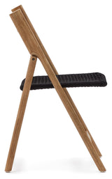 Dandara, folding chair - oak/black