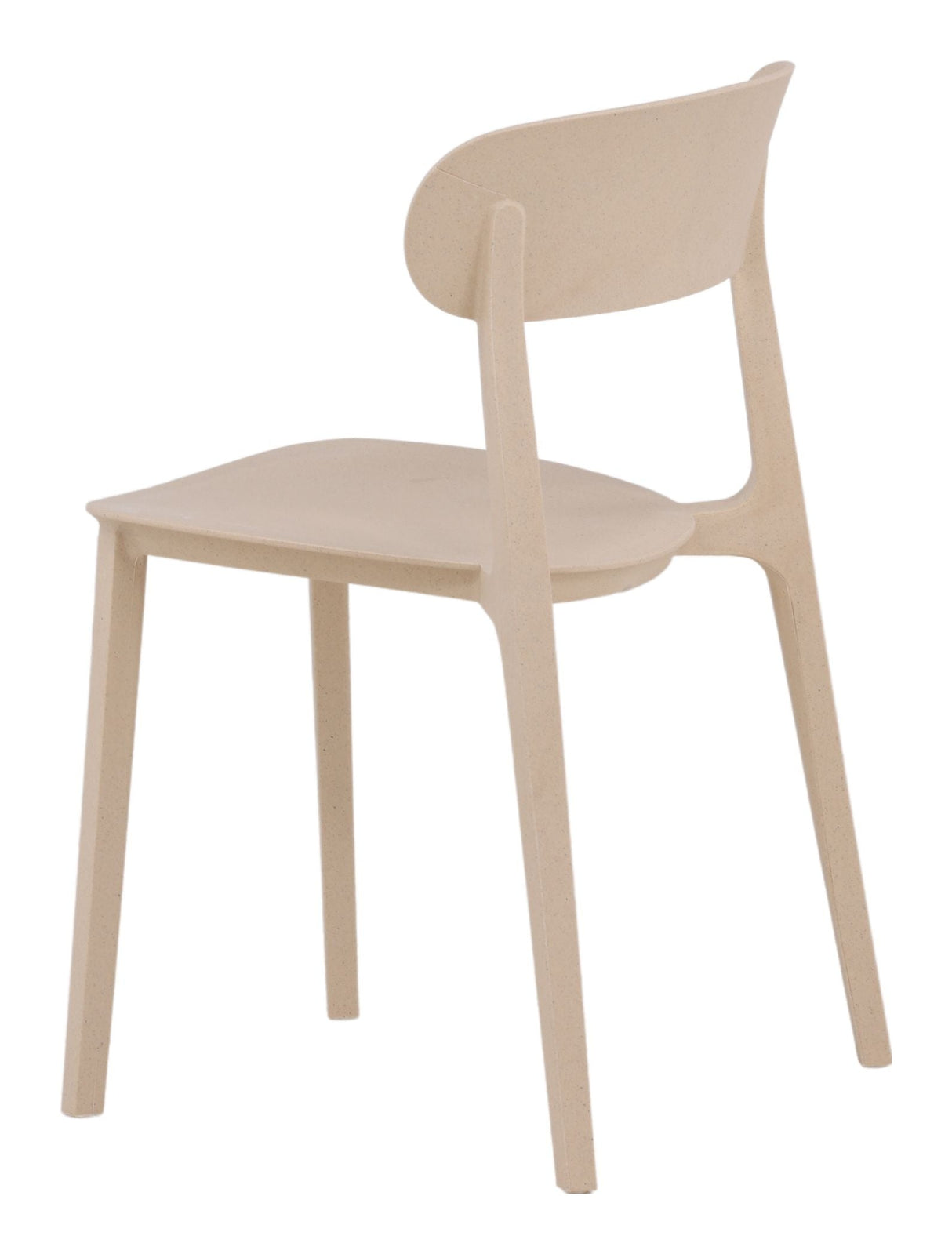 Eat Table Chair, Plastic, Beige