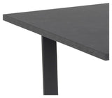 Amble, dining table 160/220cm- black marble