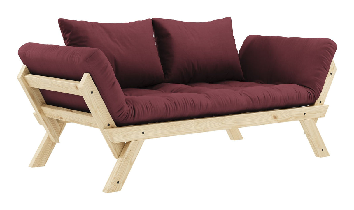 Bebop Sofa bed Bordeaux/Nature