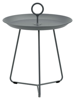 EYELET Tray table, Ø45, Dark gray