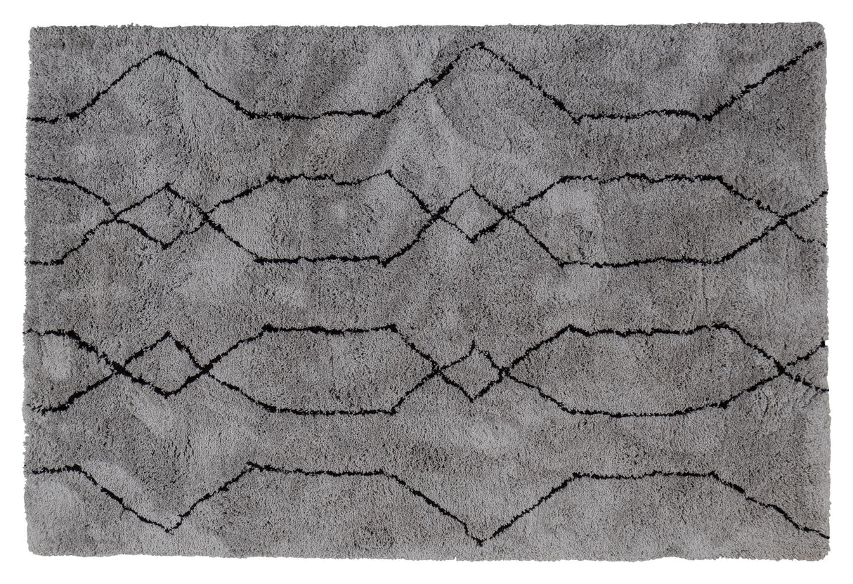 NovÉ Carpet, 300x200, Light gray/Black graphics