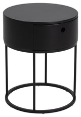 Polo, bedside tableØ40 - black