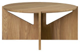 Table XL Round Coffee Table, Oiled Oak, Ø78