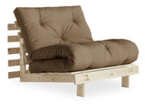 Roots 90 Sofa bed, Mocca/Nature