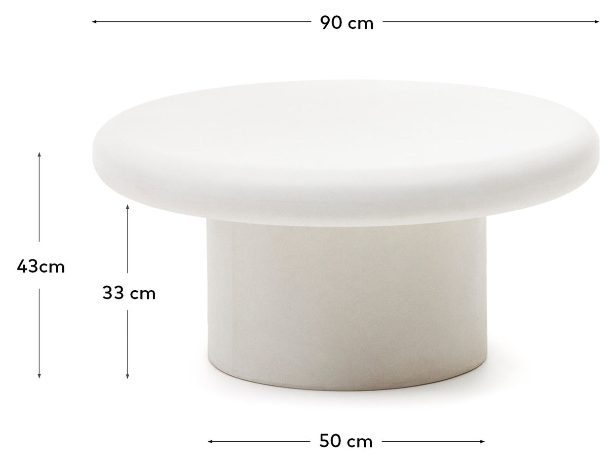 Addaia Café table white, Ø90 cm