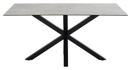 Heaven, dining table 160cm - gray