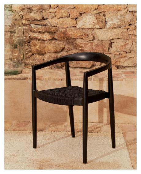 Ydalia, dining chair - black