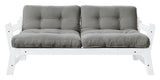 Step Sofa bed, Gray/White