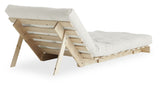 Roots 90 Sofa Bed, Pine/Off White