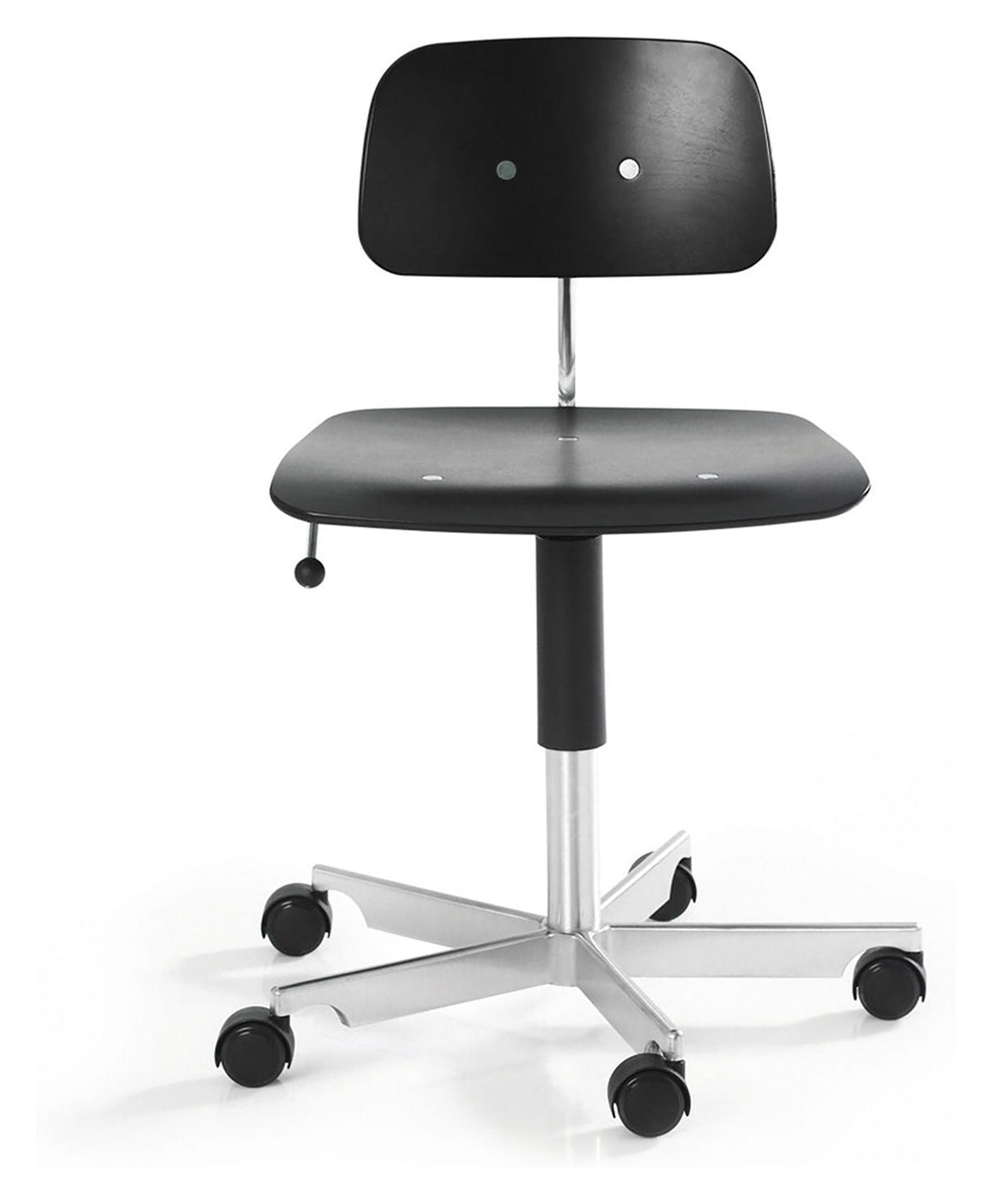 KEVI 2533 Office Chair, Black / Polished Chrome