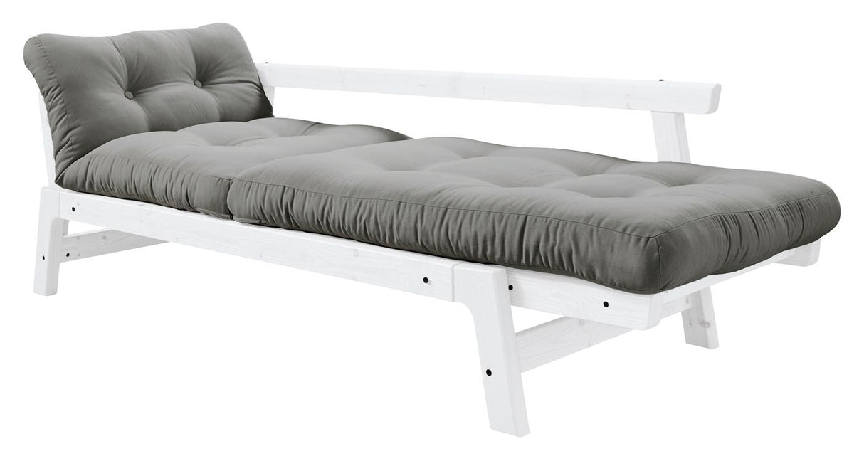 Step Sofa bed, Gray/White