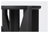 Stool, Black, Ø36