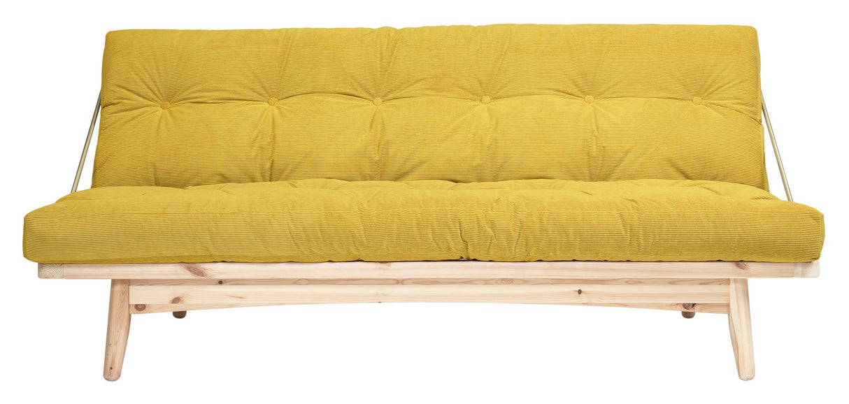 Folk Sofa bed, Pine/Honey velvet