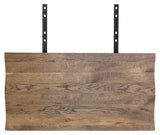 Additional plates for Toulon/Montpellier table, corrugated edge, Smoked oiled oak, Set of 2 pcs.