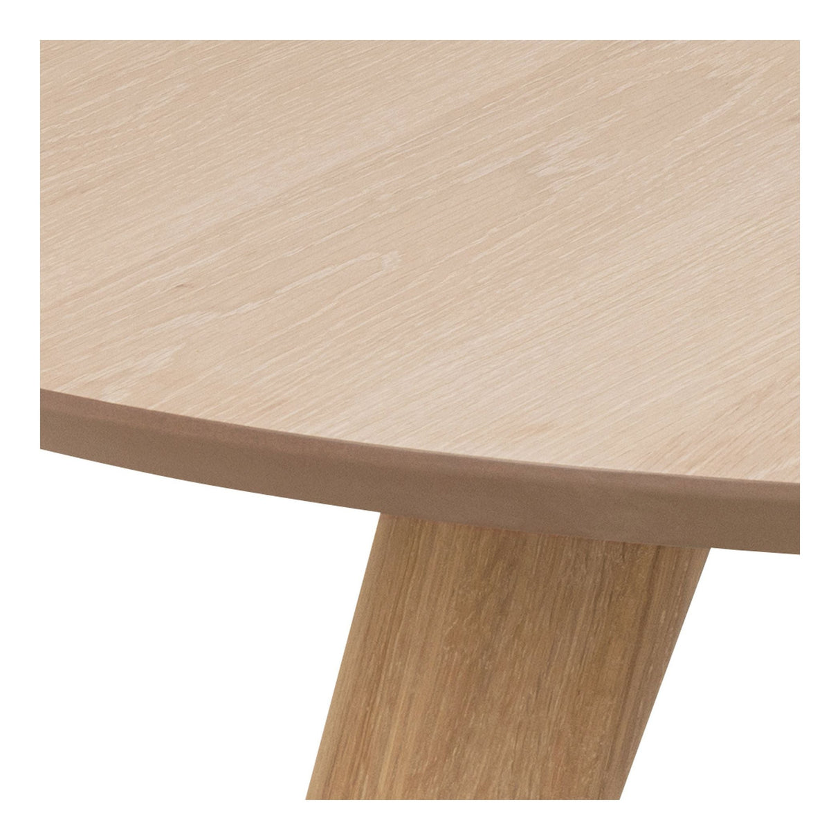 Townsville Dining table, Oak veneer, Ø100x75