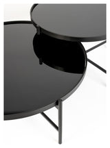 homii Li Coffee table, Ø80/Ø62, Black