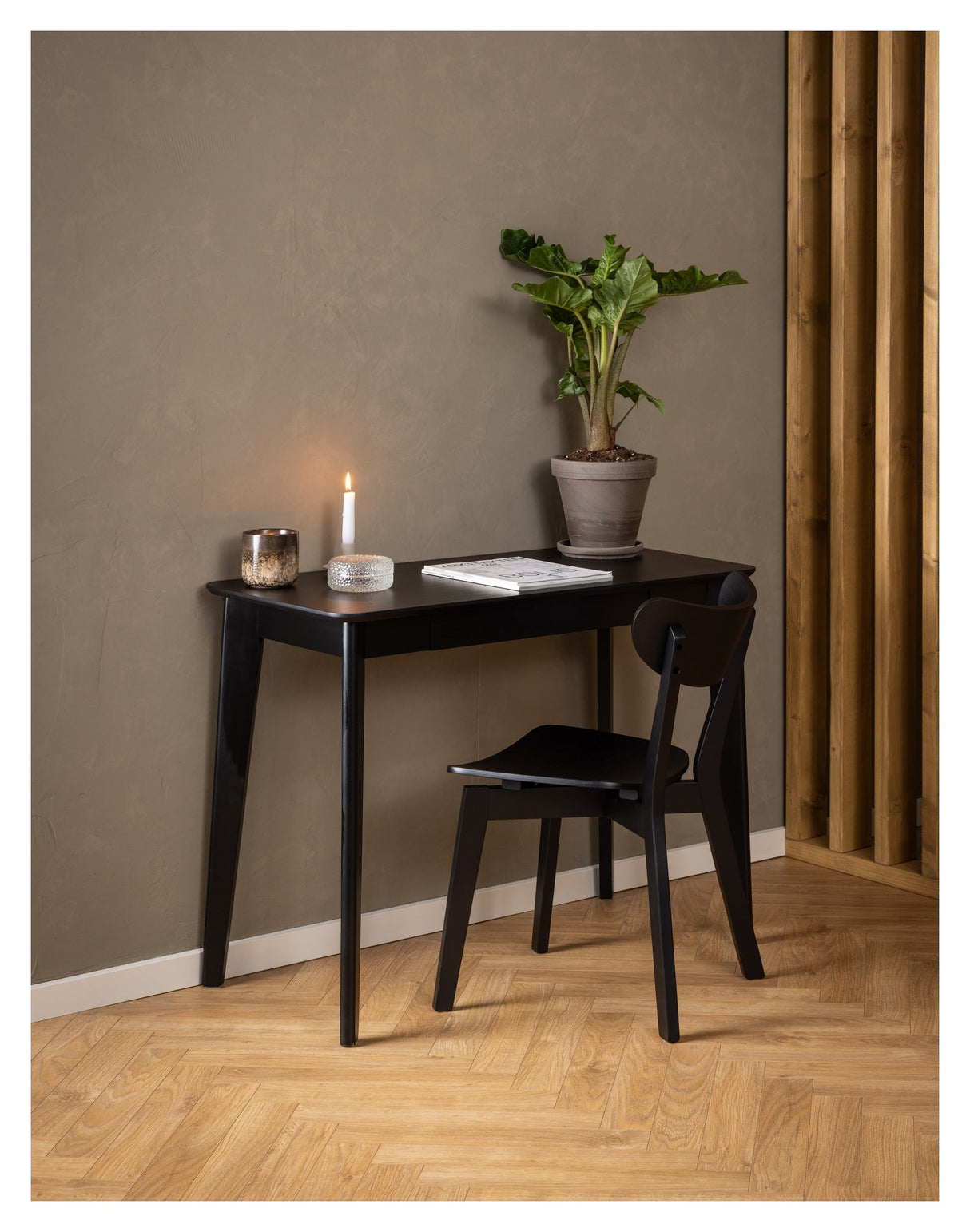 Roxby, dining chair - black