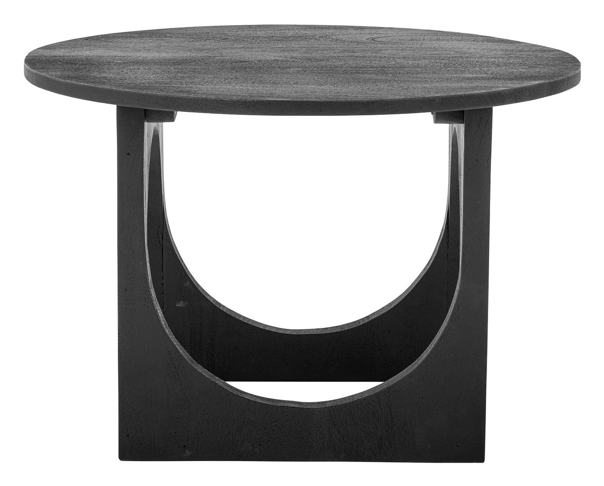 Bloomingville Ulrike Coffee Table, Black, Mango, Ø59