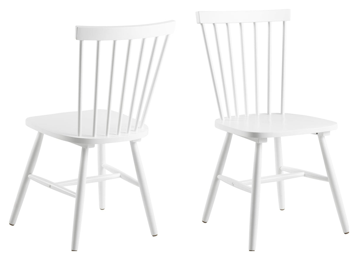 Riano, dining chair - white