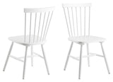 Riano, dining chair - white