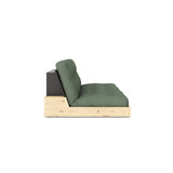 Base Sofa bed, Olive Green/black