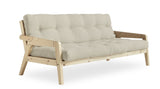 GRAB Sofa bed 130x200, Pine/Beige