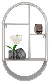 Feira Wall Shelf, Gray