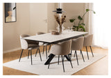 Heaven, dining table 200/240cm - white