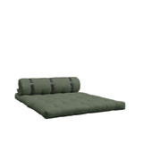 Buckle-Up Futon Sofa, Olive Green